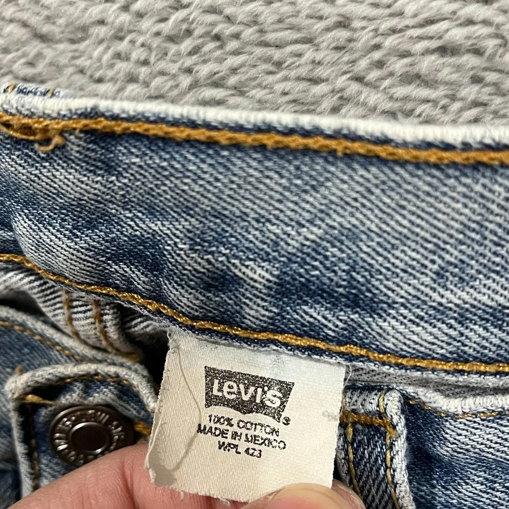 Vtg Levi's 501 XX Jeans Men 32x32* Straight Leg Button Fly Denim 90s Distressed‎